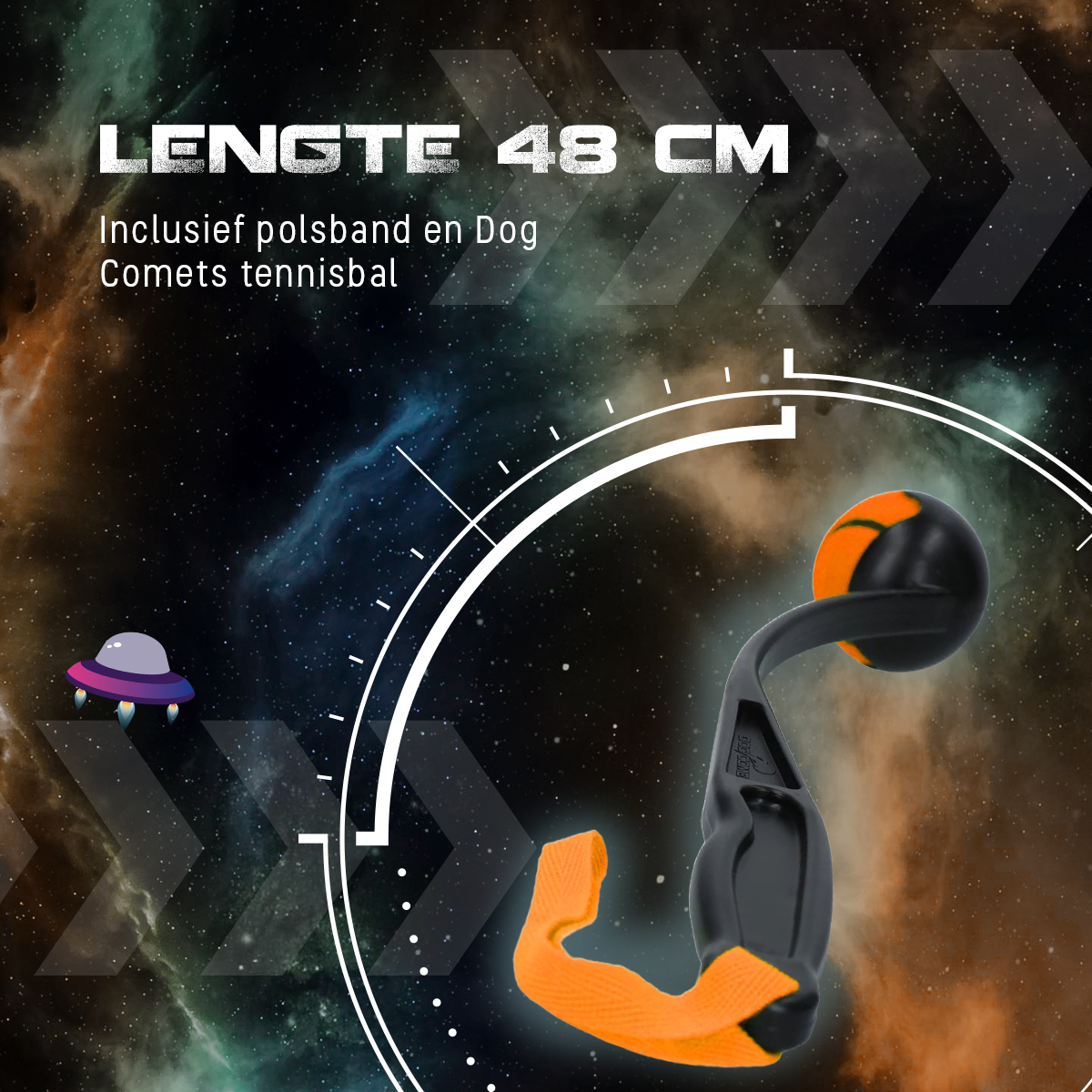 Dog Comets Launcher (Werpstok) Oranje M - Afbeelding 5